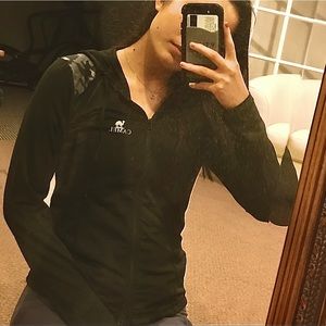 🔮NWOT Camel female hoodie silky material Zip Up